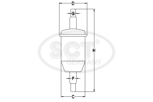 SCT GERMANY kuro filtras ST 331